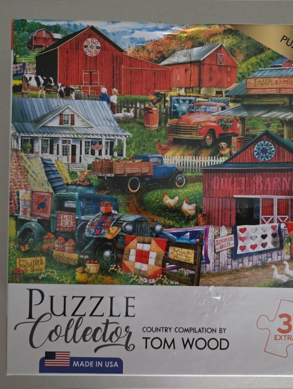 Puzzle Collector Tom Wood Country Compilation Jigsaw Puzzle - Multi